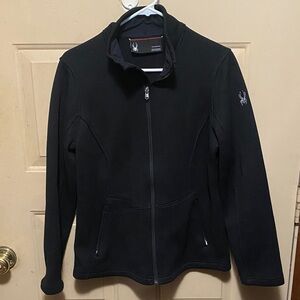 Women’s Large Spyder Black Jacket with Logo